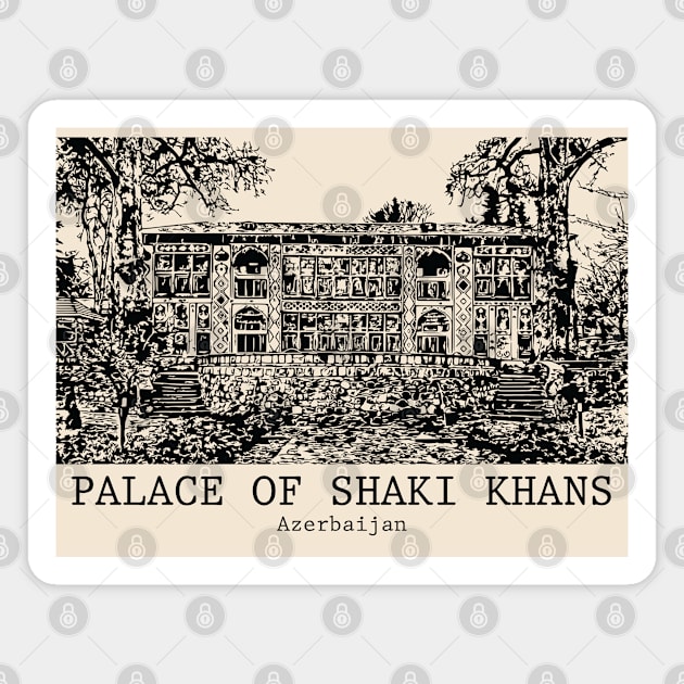 Palace of Shaki Khans - Azerbaijan Magnet by Lakeric